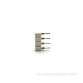 Fila individual de encabezado femenino mecanizado de 2.54 mm